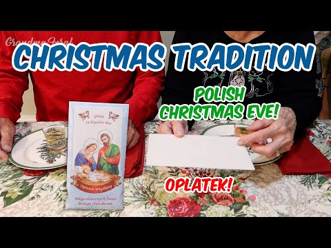 Polish Christmas Eve Tradition - OPLATEK - Oplatki Christmas Wafer Wigilia