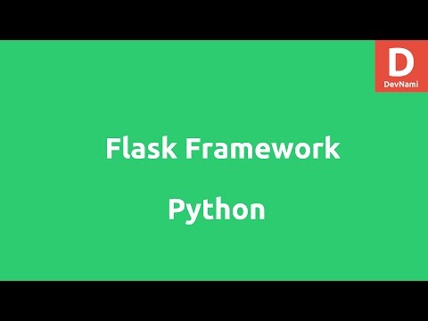 Python Flask Framework Tutorial