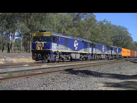 Qube Intermodal Train to Harefield, NSW - Australian Trains