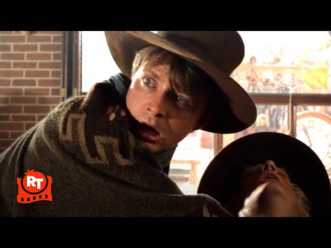 Back to the Future Part III (1990) - Ain't You Got the Guts? Scene | Movieclips