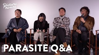 Parasite Q&A with Boon Joon-ho, Song Kang-ho & Lee Jung-eun