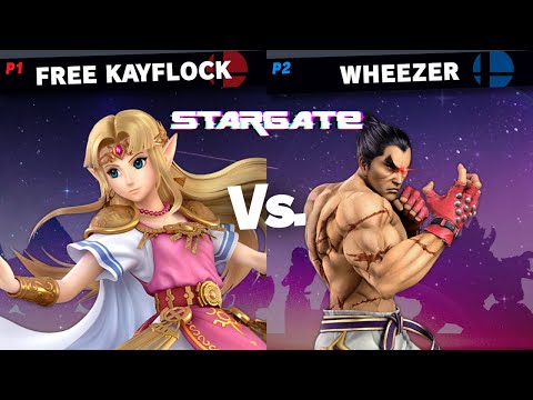 Free KayFlock (Zelda) vs Wheezer (Kazuya) - Losers Quarter-Final - Stargate #36
