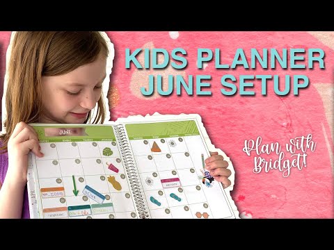 Cute Brightspace Planner For Kids