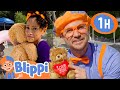 Blippi And Meekah Play Sink Or Float On Valentines Day 1 HOUR OF BLIPPI TOYS