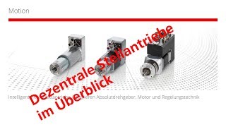 Dezentrale Stellantriebe für Industrie 4.0