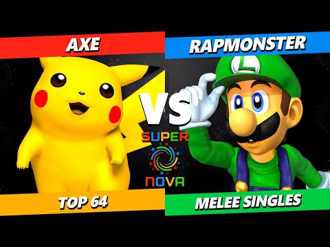 Supernova 2024 - Axe (Pikachu) Vs. Rapmonster (Luigi) Smash Melee - SSBM