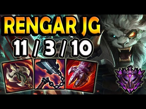 OTP RENGAR vs UDYR [ JUNGLE ] Lol Master Korea 11.3