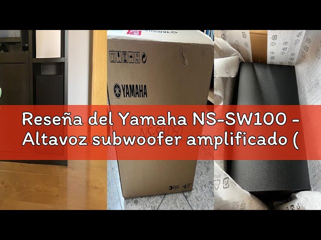 Vídeo relacionado con Yamaha NS-SW50 - Altavoz subwoofer amplificado (28 - 200 Hz) color negro
