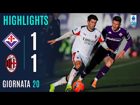Video highlights della Fiorentina vs Milan (1 a 1) - Giornata 20 - Fantacalcio e fantamedie