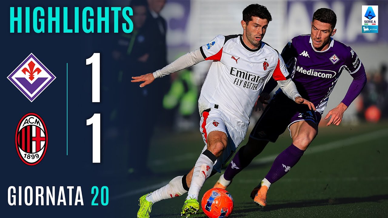FIORENTINA-MILAN 1-1 | HIGHLIGHTS | 20ª GIORNATA | SERIE A ENILIVE 2025/26