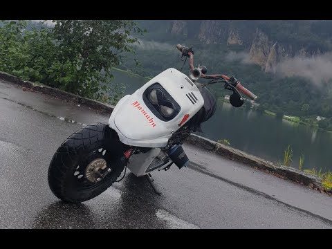 SKALLYWAGGIN ON THE YAMAHA BWS 1996, 72CCM AIRSAL KIT.