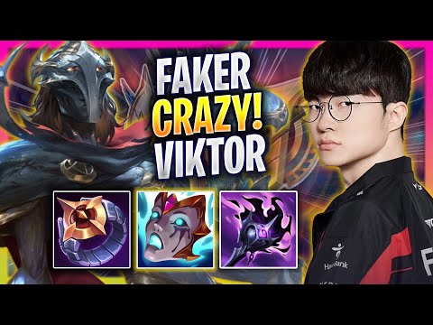 FAKER CRAZY GAME WITH VIKTOR! - T1 Faker Plays Viktor MID vs Akali! | Season 2025