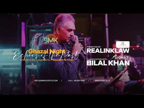 LIVE performance in CANADA | Moazzam Ali Khan | #jagjitsingh #liveshows #desiincanada