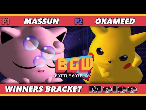 BGW 38 - Massun (Jigglypuff) Vs. Okameed (Pikachu) SSBM Melee Tournament