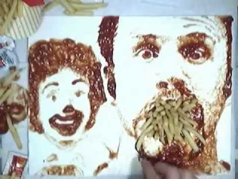Check Out These Speed Paintings Created With Food Check Out These Speed Paintings Created With Food