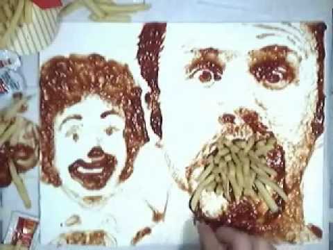 Check Out These Speed Paintings Created With Food