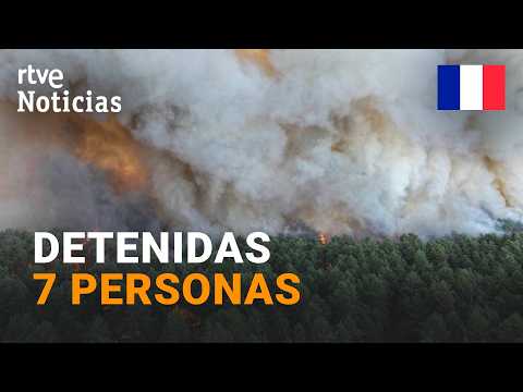 7 detinguts per causar l'incendi de Fontainebleau que ha arrasat 2.000 hectàrea