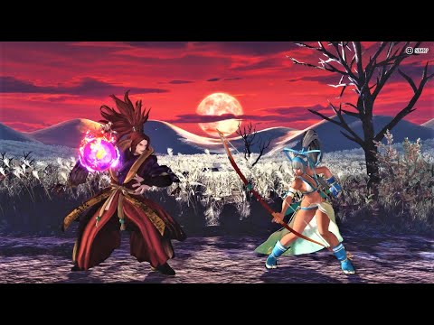 Amakusa vs Majikina Mina (Hardest AI) - Samurai Shodown