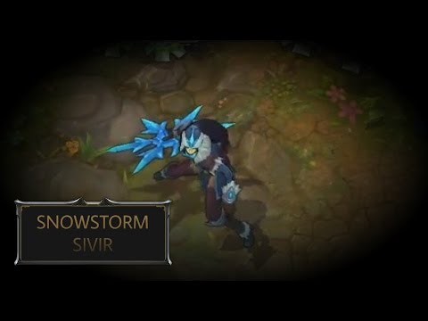 Snowstorm Sivir Skin Spotlight