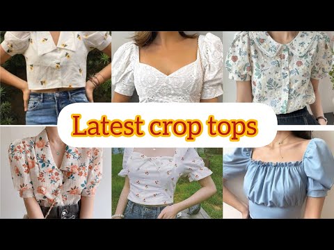 Stylish crop top for jeans | Jeans top|