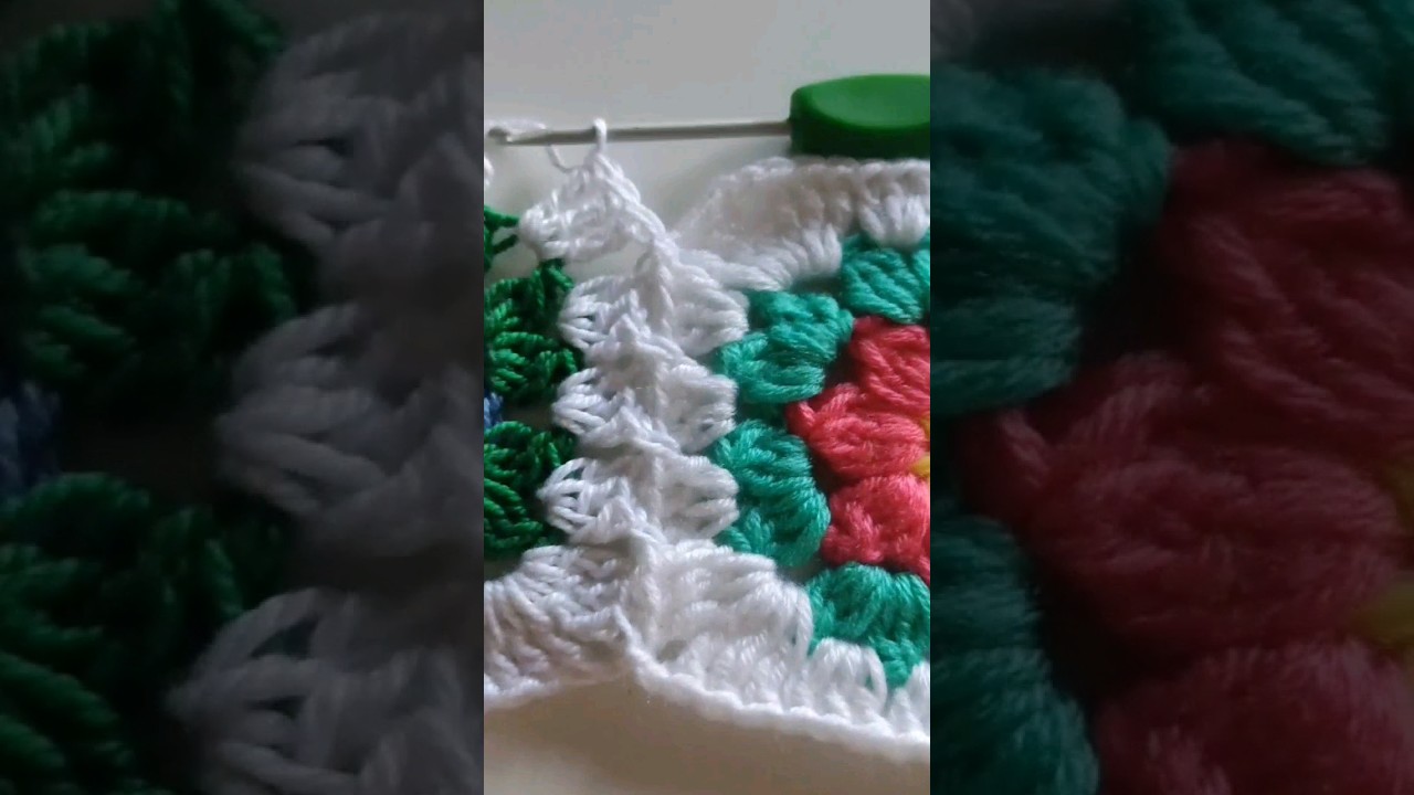 nuova mattonella granny IRIS PATTERN PDF e TUTORIAL links nei commenti #shortcrochet #grannysquare