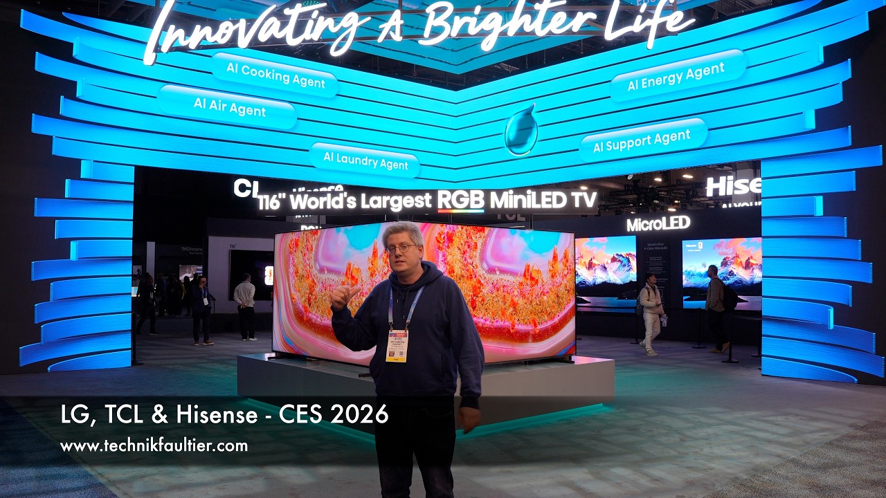 LG OLED, TCL SQD & Hisense Micro-LED - CES 2026