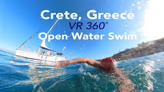 Crete, Greece VR 360 Open Water Swim Compilation (June 2022)