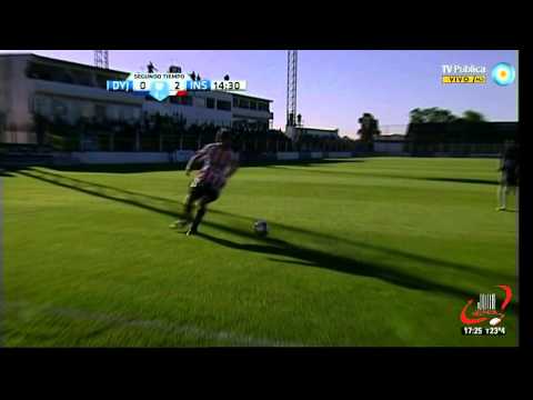 SEGUNDO GOL DE VELAZQUEZ - DEFENSA Y JUSTICIA 0 INSTITUTO 3 - FECHA 10 B NACIONAL (13 10 2012)