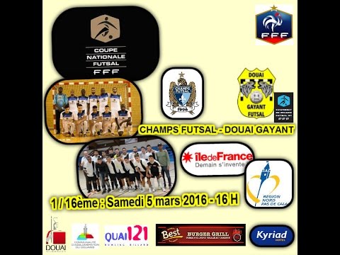 #Coupenationale : champs Futsal - Douai Gayant, le retour en images ...