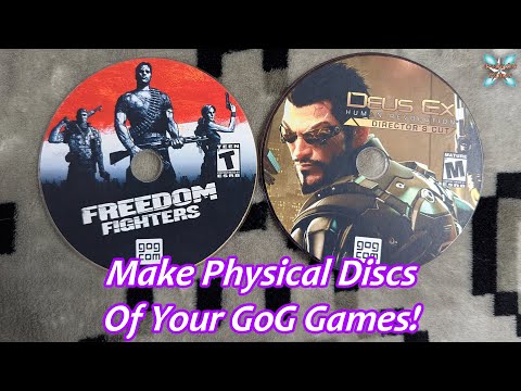 How To Make Physical Discs Of Your GoG Games!