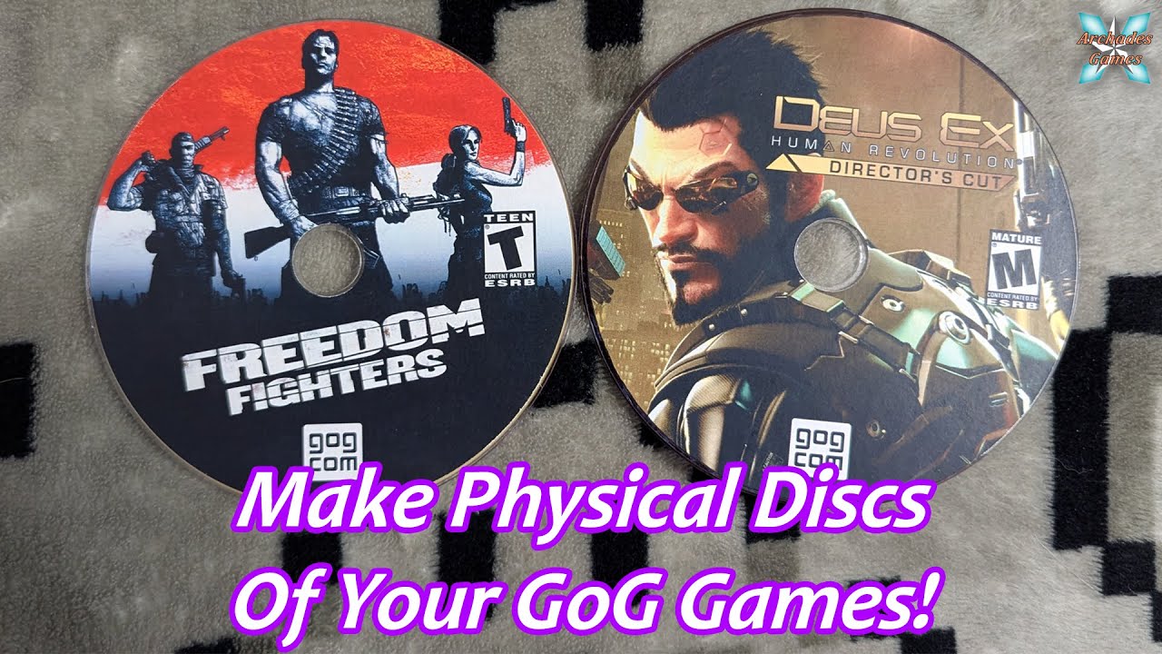 How To Make Physical Discs Of Your GoG Games! - YouTube