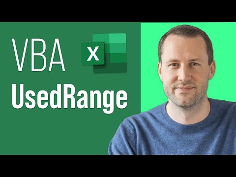 Excel VBA UsedRange auswählen - bearbeiten - optimieren - Dateigröße verringern!