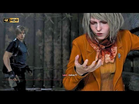 Luis Tells Leon & Ashley About La Plaga Scene - Resident Evil 4 Remake 4K 60 FPS