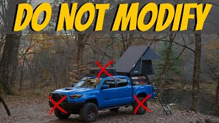 Do Not Modify Your Financed Tacoma