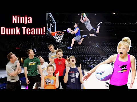Ninja Kidz SLAM Dunk Team!