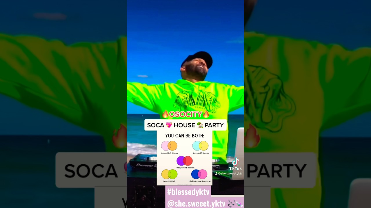 DJ Osocity - Soca mix fan edit #beachvibes #djosocity #soca #blessedyktv #weekendvibes