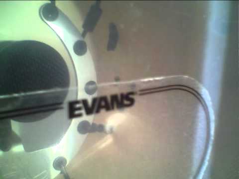 Evans EQ1 Frosted Kick Drum Head *good headphones/speakers essential!*