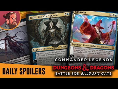 MTG Commander Legends: Baldur's Gate Spoilers — May 17 | Elminster & Tasha Planeswalkers & More!!!