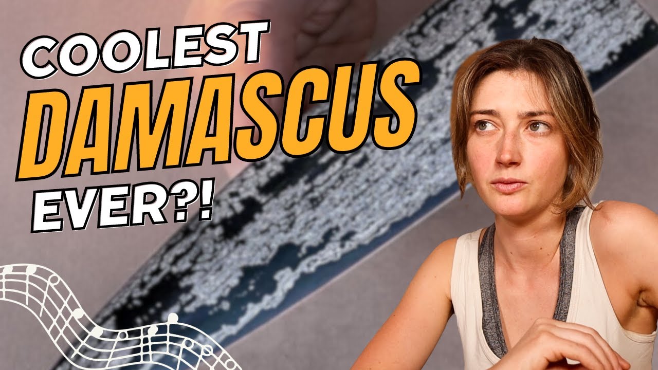 Making a Damascus Knife with Guitar Strings (Full Build)