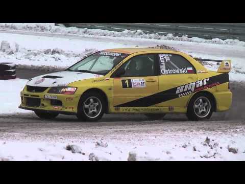 Piotr Ostrowski Mitsubishi Lancer EVO IX - SuperOES I Runda Tor Kielce 21-01-2012