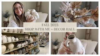 KIRKLAND’S AND HOBBY LOBBY SHOP WITH ME + FALL DECOR HAUL | FALL 2023 DECORATING INSPIRATION