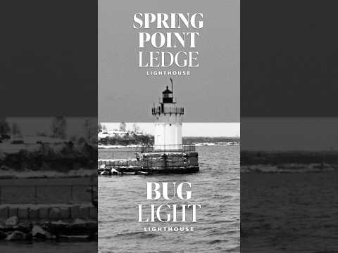 Two Historic Lighthouses in Portland Maine #shorts #lighthouse #historyshorts