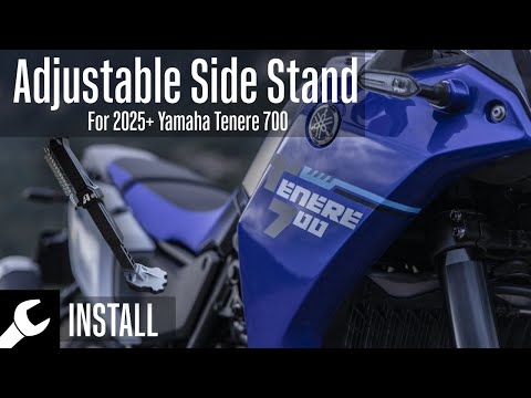 2025+ Yamha T7 Adjustable Side Stand Install Instructions: