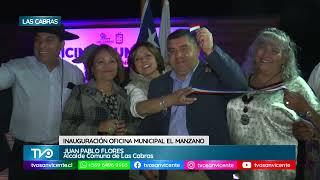 Inauguración oficina municipal en El Manzano comuna de Las Cabras