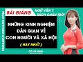 Những kinh nghiệm dân gian về con người và xã hội Ngữ văn lớp 7 Chân trời sáng tạo