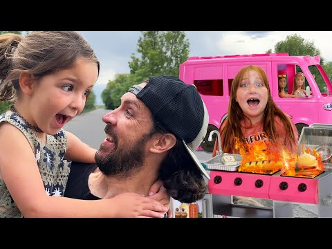 NAVEY BiG SURPRiSE for ADLEY!! sneak peek of Adley's A is for Adventure Music Video! and new Barbies