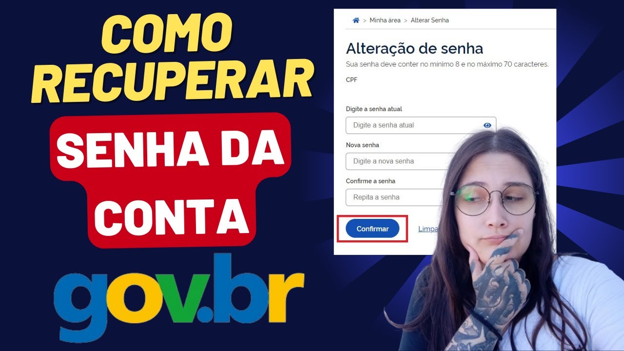 COMO RECUPERAR SENHA DA CONTA GOV BR ! RECUPERE SUA CONTA GOV.BR - 100% SEGURO ! ATUALIZADO