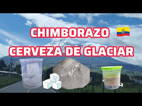 Cerveza con agua del Glaciar Chimborazo 