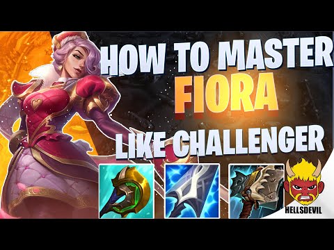 WILD RIFT | How To MASTER Fiora Ultimate! | Challenger Fiora Gameplay | Guide & Build