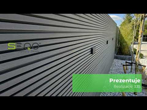 Przegroda z lameli elewacyjnych - Realizacja 335